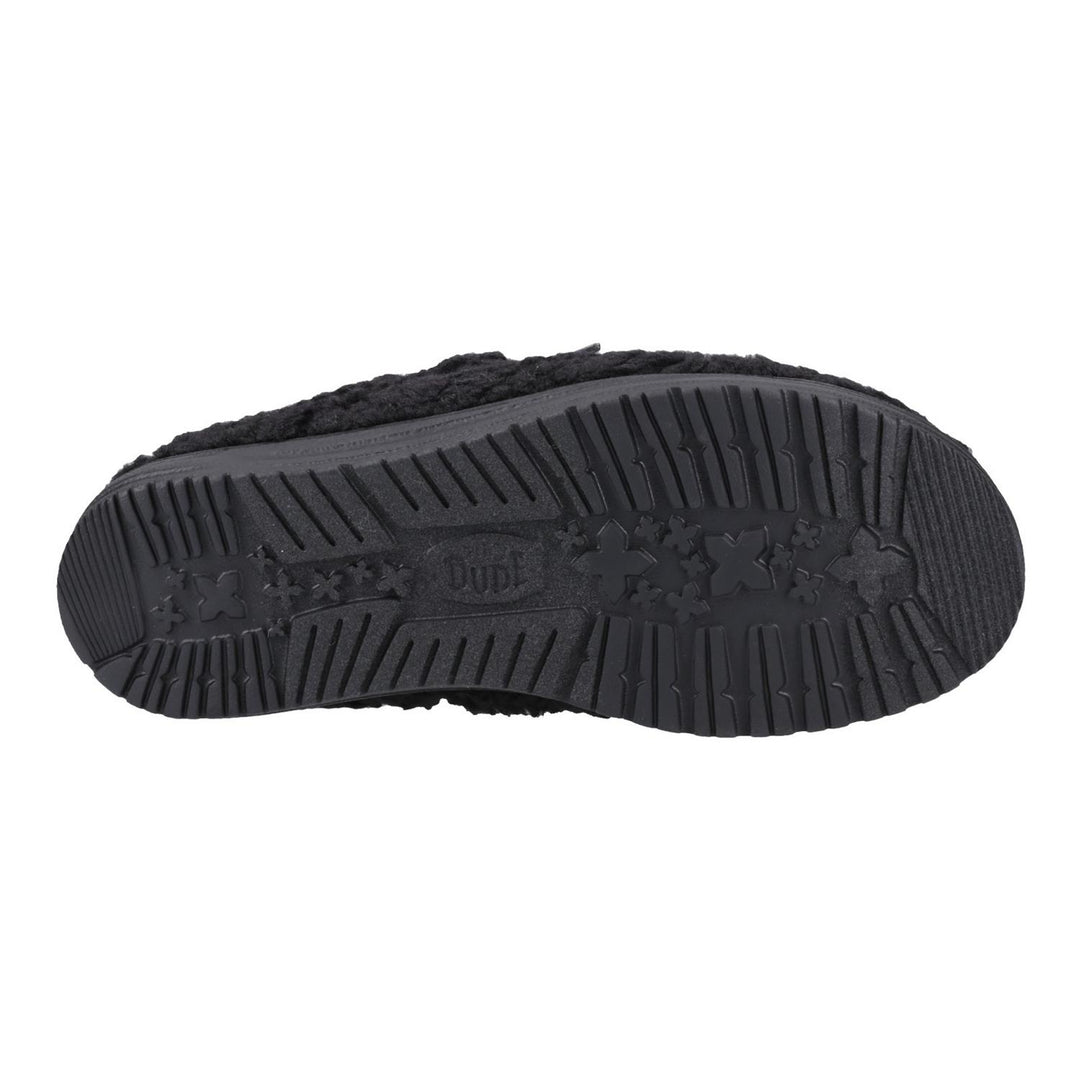 Wally Slipper Black/Black