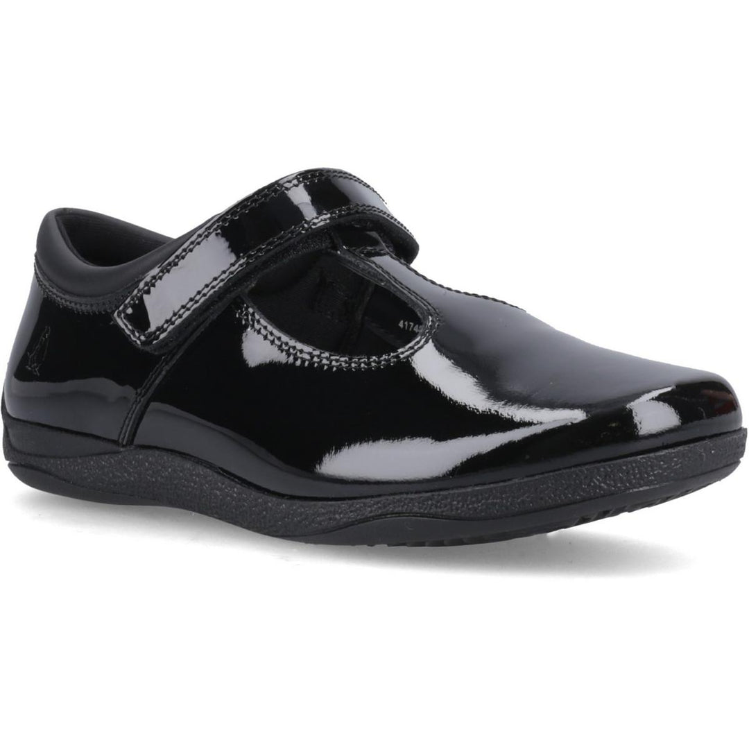 Hush Puppies Caitlin T-Bar Patent Snr