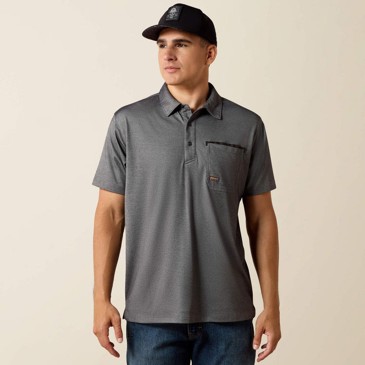 Ariat Mens Rebar Foreman Polo Shirt – view 3