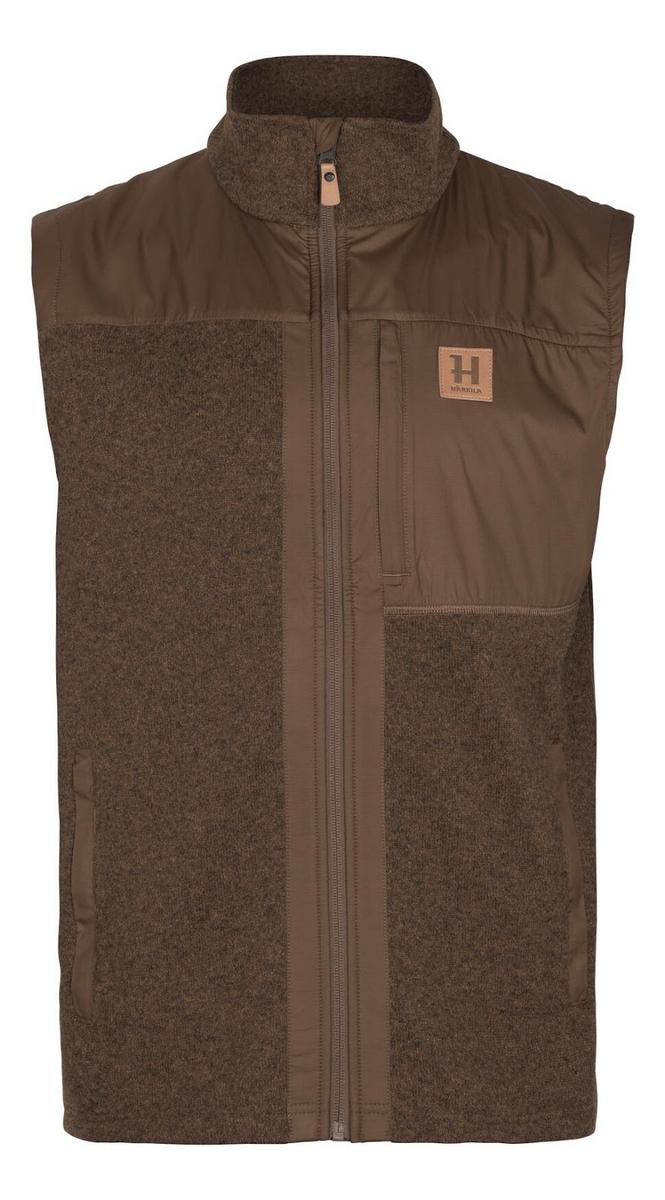 Harkila Härkila Kalix fleece waistcoat Dark earth