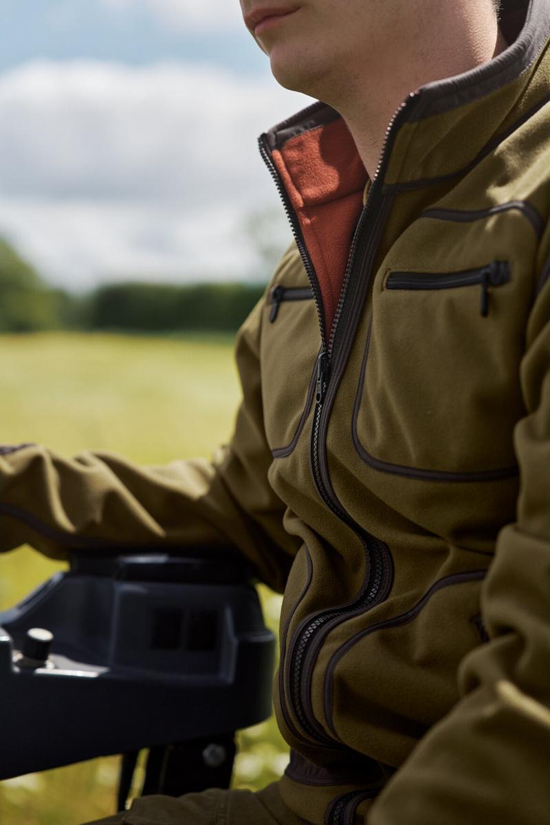 Harkila Kamko Fleece Dark olive/Arabian spice