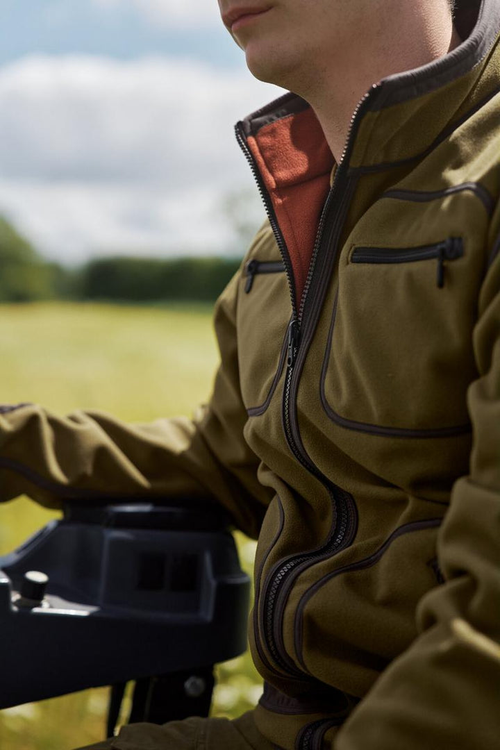 Harkila Kamko Fleece Dark olive/Arabian spice