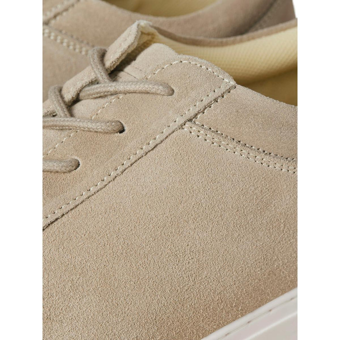 Jack & Jones Galaxy Suede Trainers Plaza Taupe