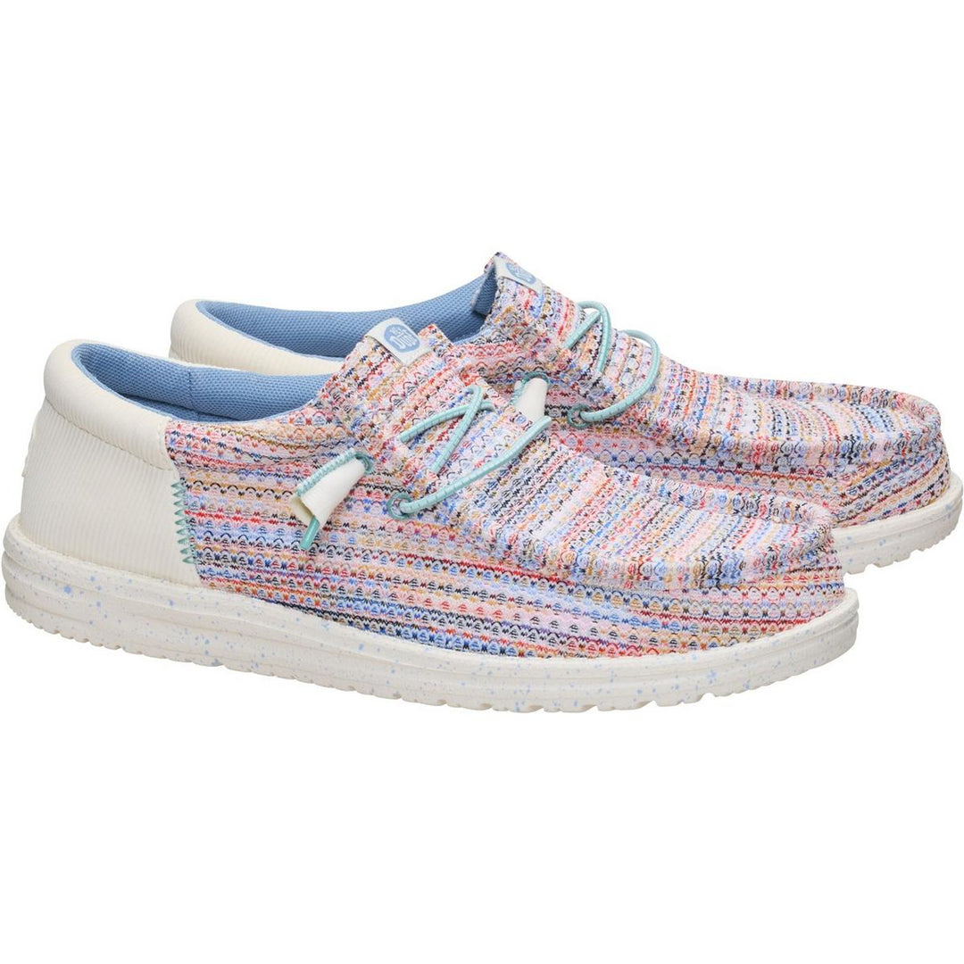 HEYDUDE Wally Funk Multi Mesh Egret/Multi