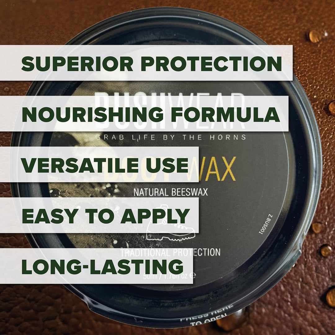 BushWear Superior Boot Wax 50ml tin