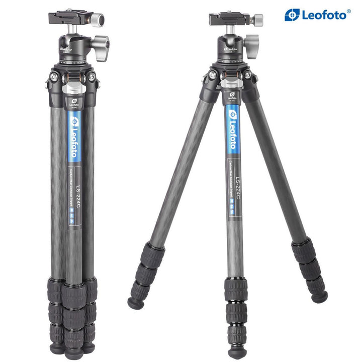 Leofoto Ranger LS-224C Carbon Tripod with LH-25 Ball Head