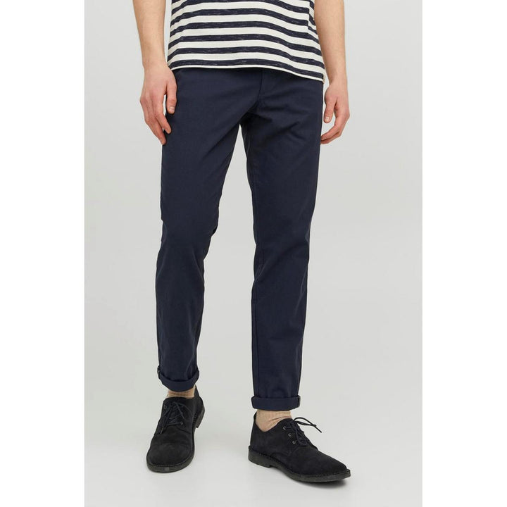 Jack & Jones Jack & Jones slim fit chinos in Navy Navy Blazer