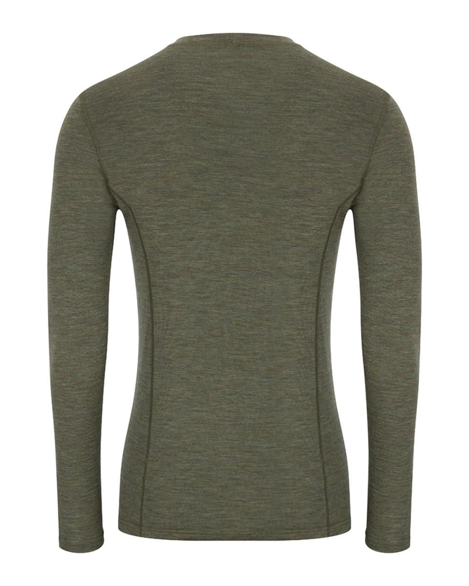 Hoggs of Fife 100% Merino Wool Crew Neck Base Layer Long Sleeve