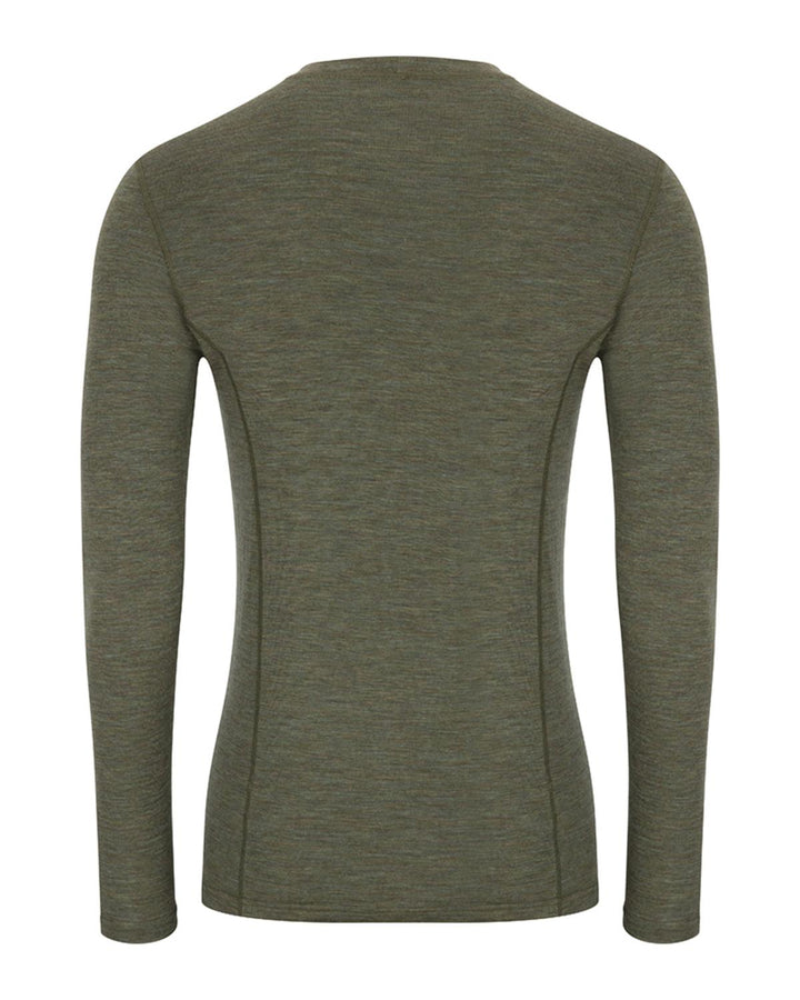 Hoggs of Fife 100% Merino Wool Crew Neck Base Layer Long Sle
