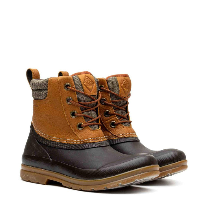 Muck Boots Originals Duck Lace Wellingtons Tan/Dk