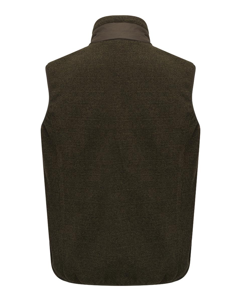 Hoggs of Fife Melville Hybrid Gilet - Dark Forest Marl