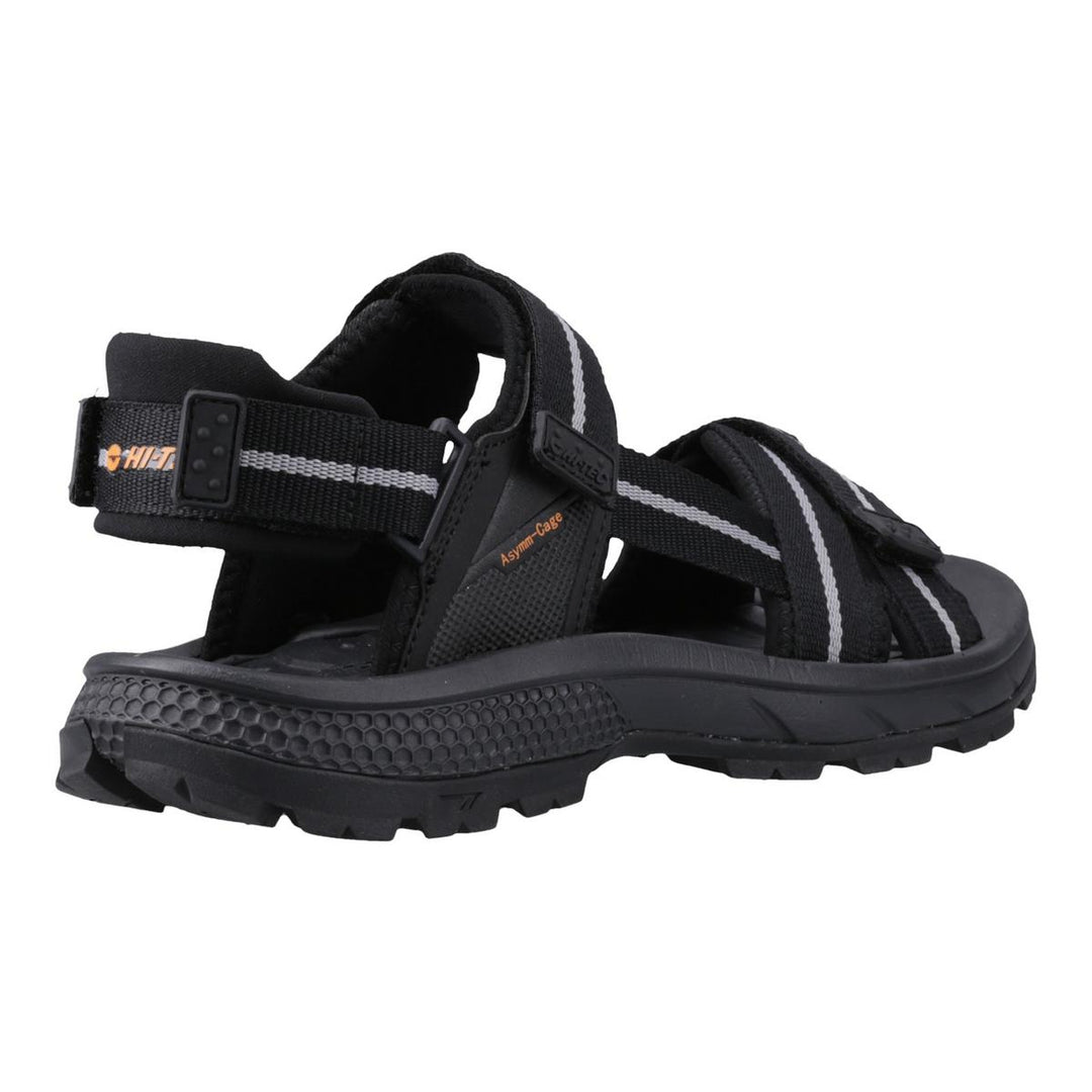 Hi-Tec Sierra Sandal Black/Grey/Orange