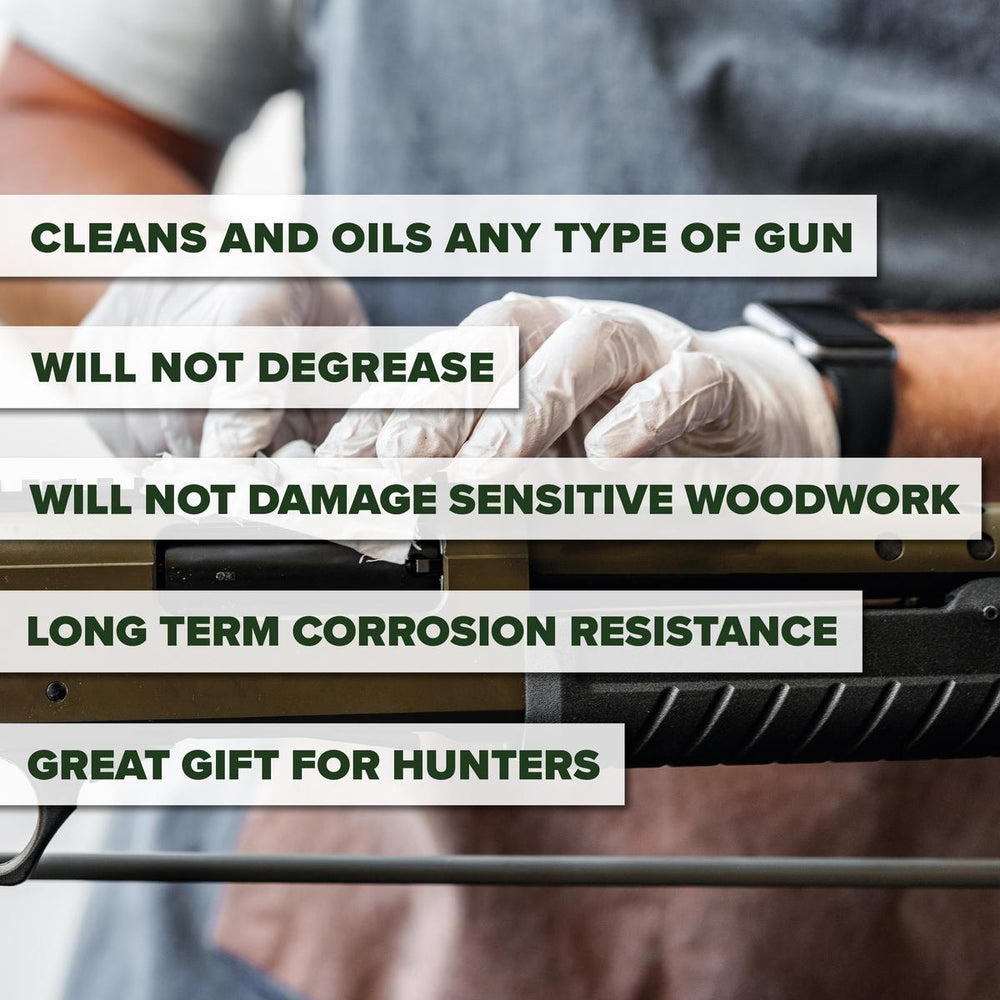 <p>BushWear Napier Gun Cleaner &amp; Gun Oil Pump Spray Bundle &ndash; Cleans &amp; Protects All Firearms and Airguns | Non-Degreasing Formula Safe on Wood with Long-Term Corrosion Protection</p> – view 2