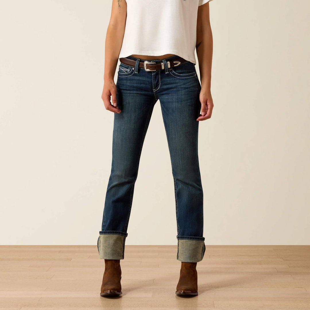 Ariat Ladies Mid Rise Icon Straight Jean
