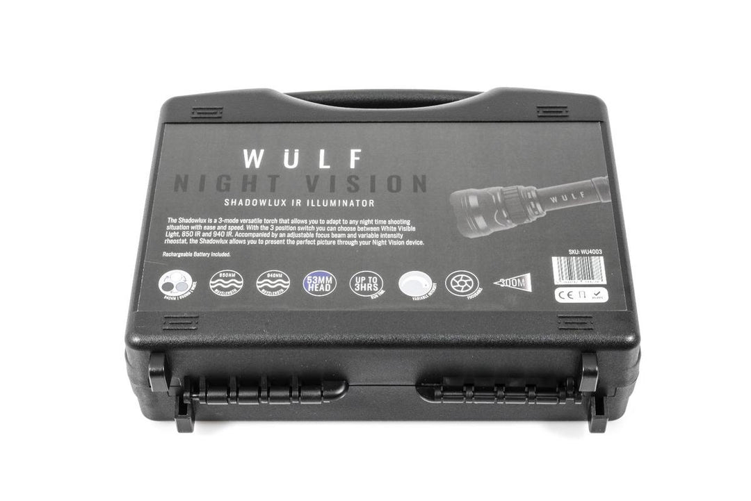 Wulf ShadowLux 3 colour IR Illuminator (IR850-IR940-White)