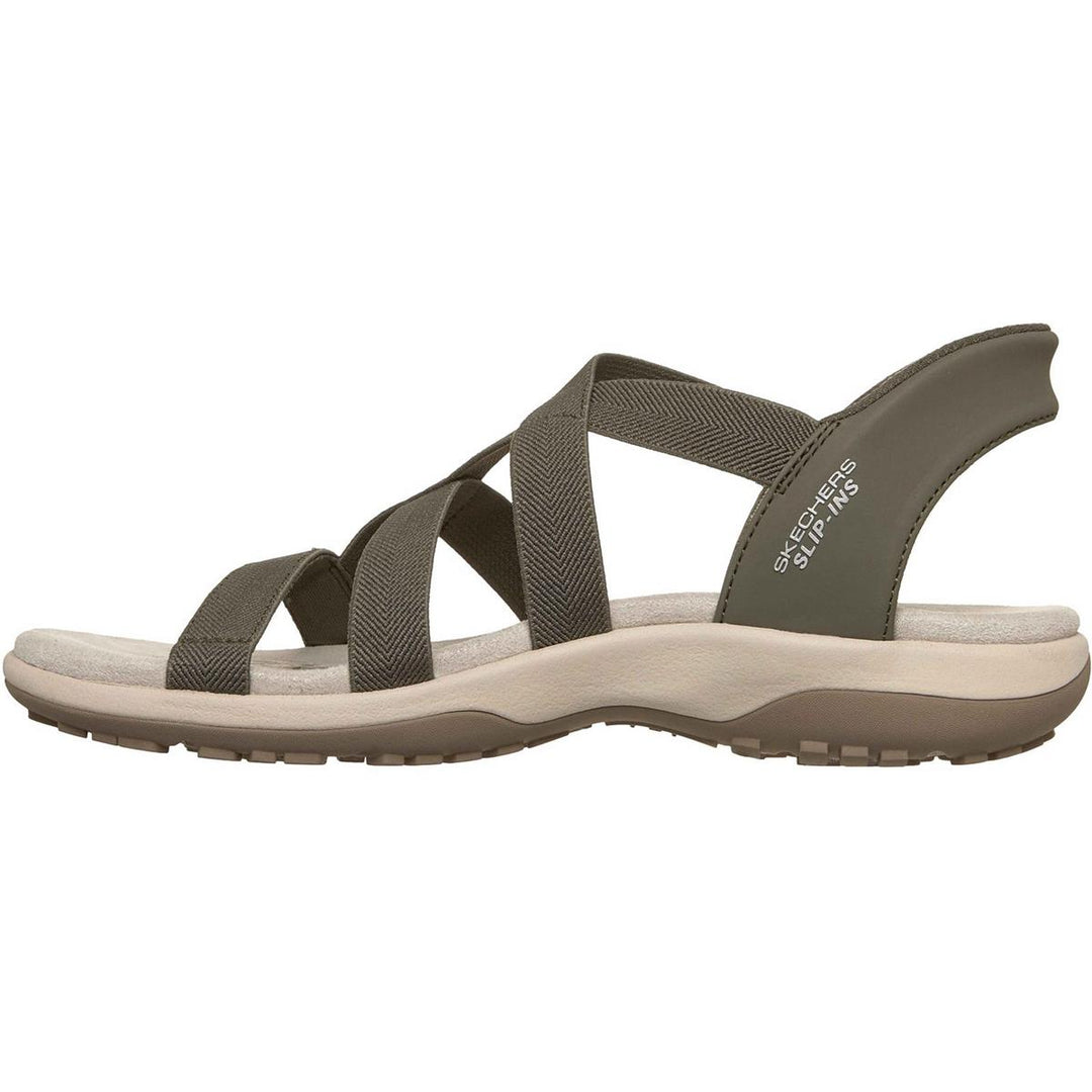 Skechers Reggae Slim Stretch Flex Sandal Olive