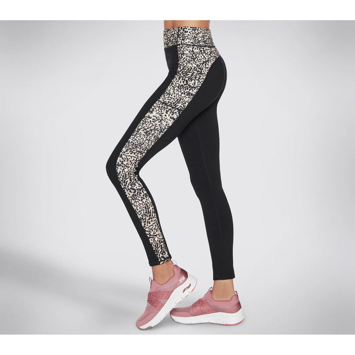 Skechers Performance Go Strech Mini Cheetah Legging Brown/Ta