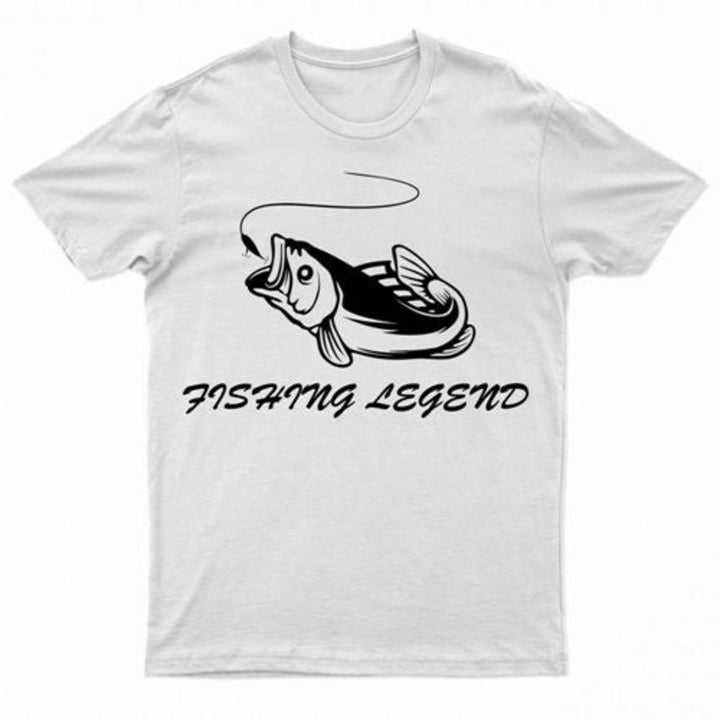 Urban Road Adults Heavy Cotton "Fishing Legend" T-Shirt – view 2
