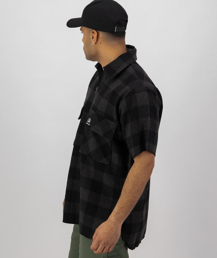 Swanndri Henderson Jacket - Grey/Black Check