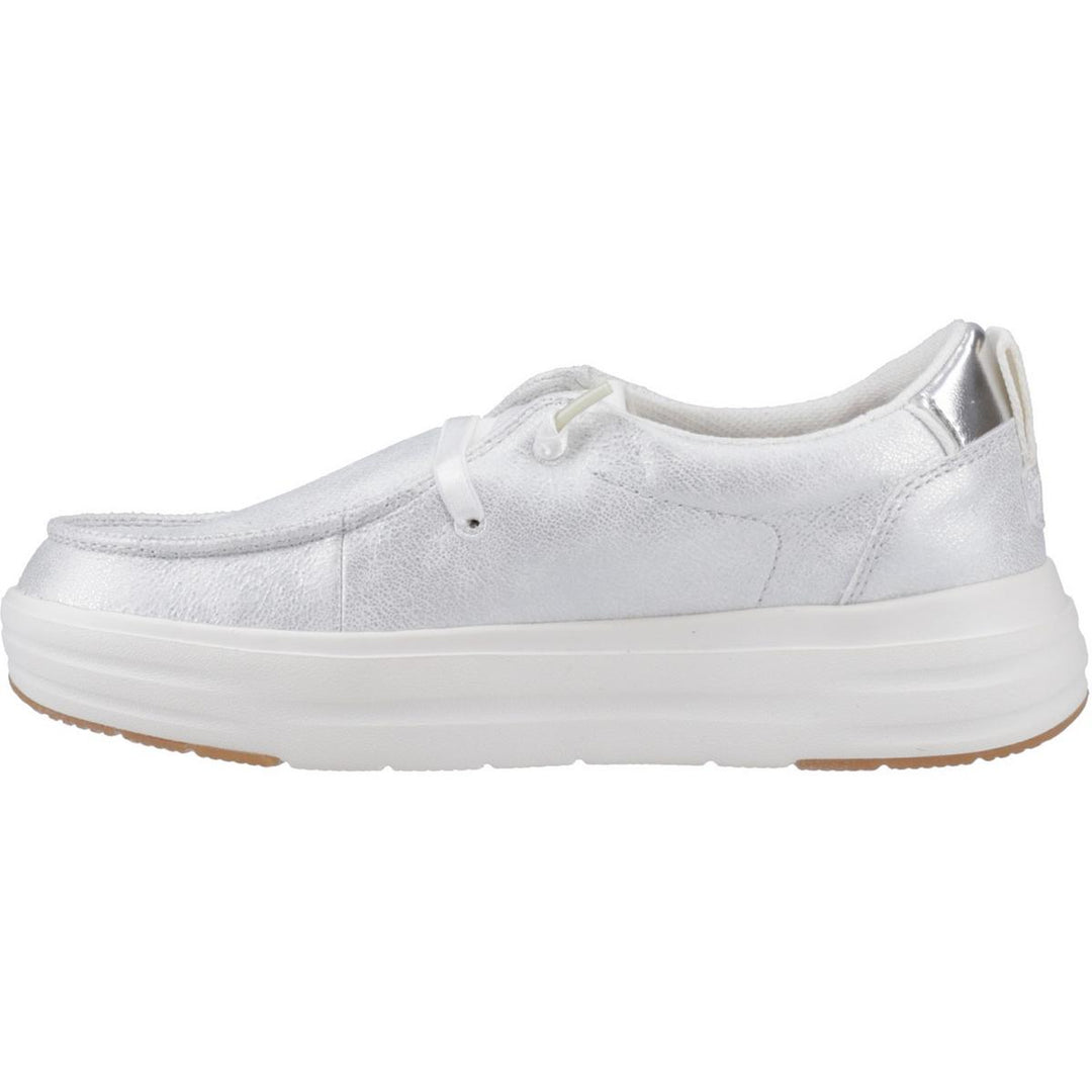 HEYDUDE Wendy Nova Shimmer Shoes Snow