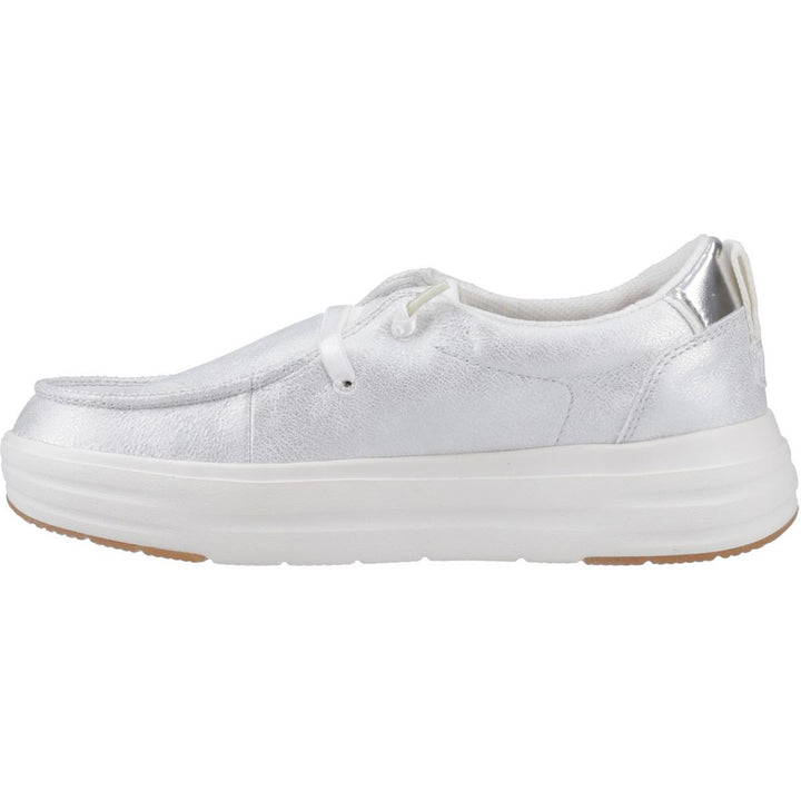 HEYDUDE Wendy Nova Shimmer Shoes Snow