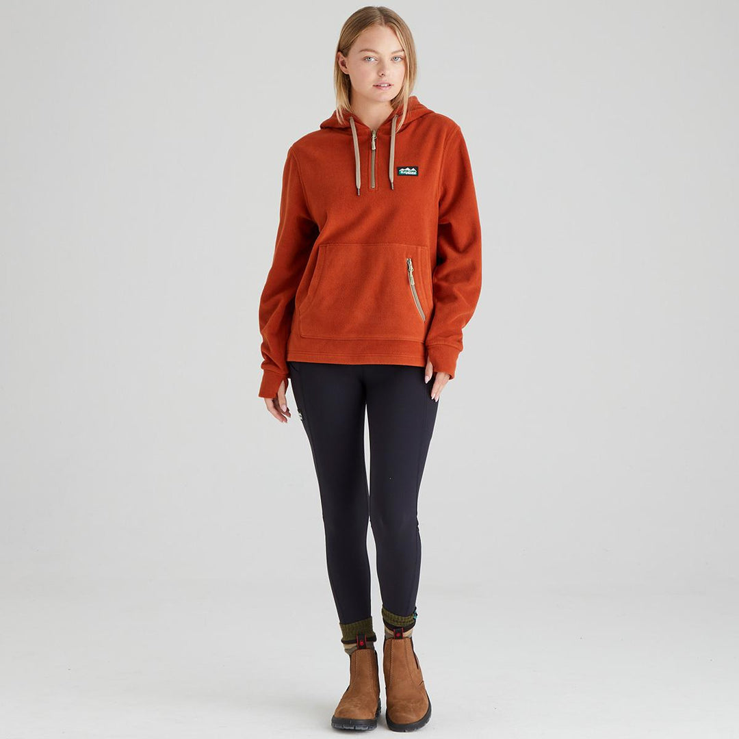 Ridgeline Womens Ballistic Long Sleeved Fleece Hoodie