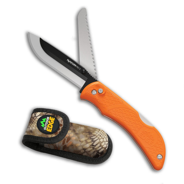Outdoor Edge RazorPro Folding Knife 3.5in with Bone Saw