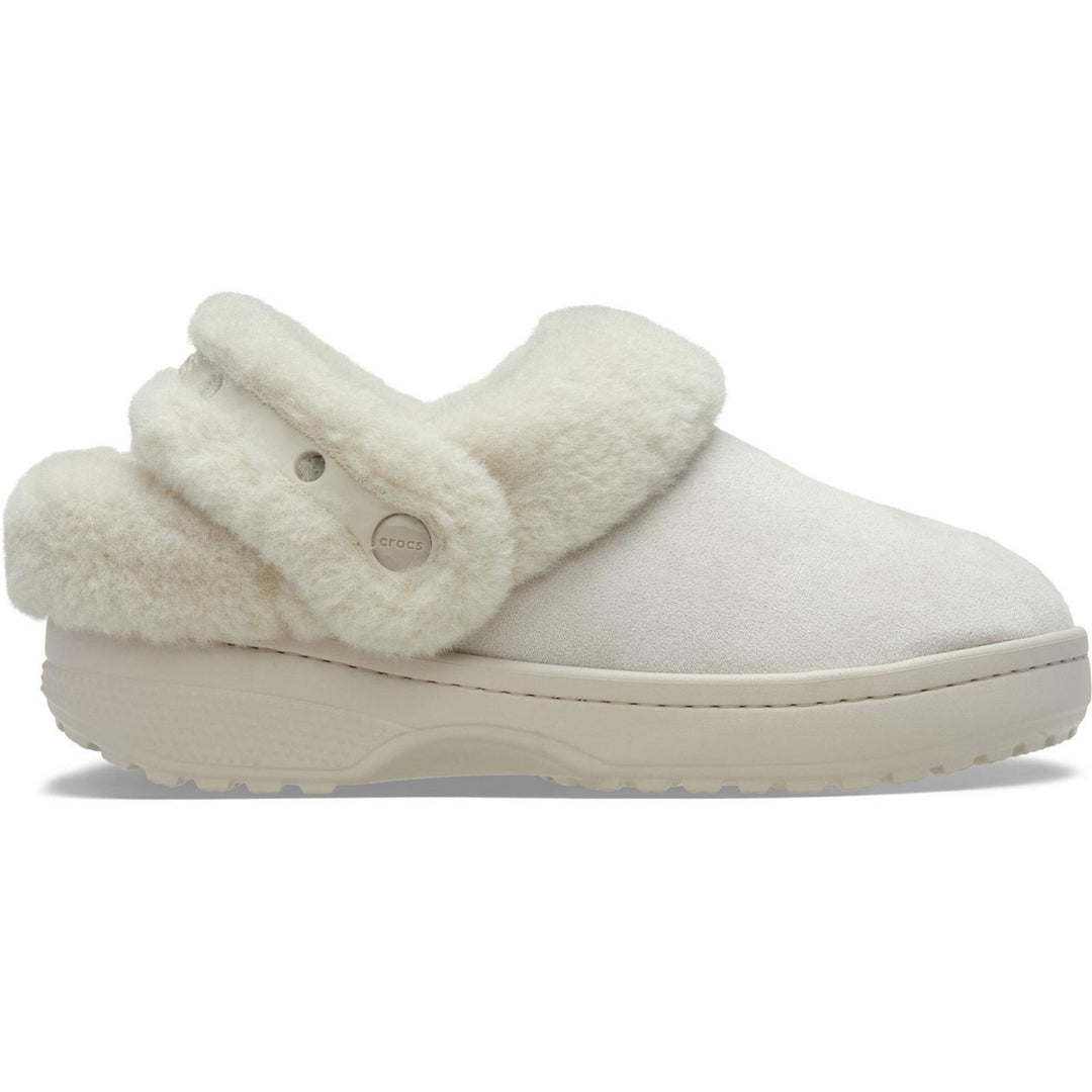 Unfurgettable Vegan Suede Clog Cocoa Cream