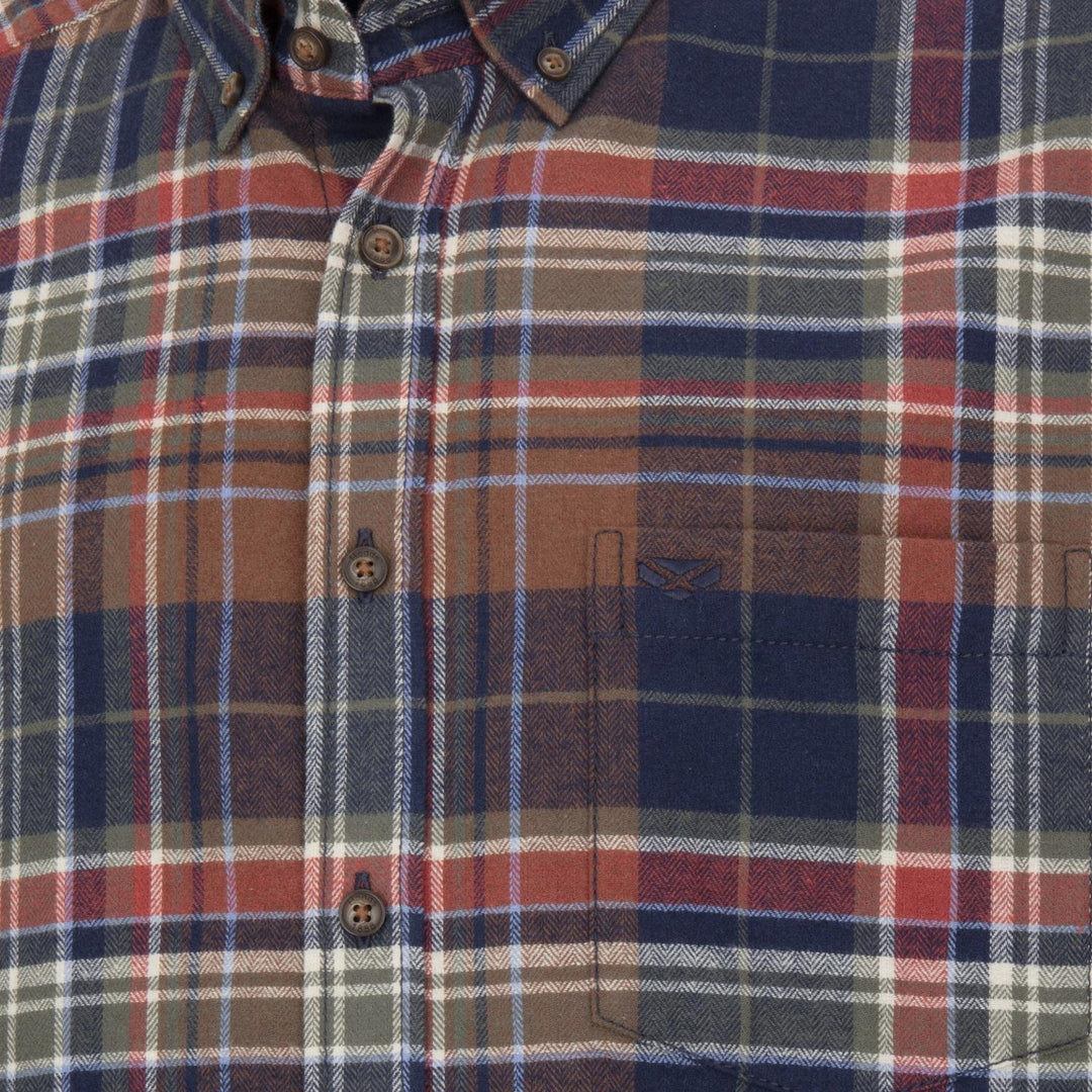 Hoggs of Fife Pitreavie Flannel Check Shirt