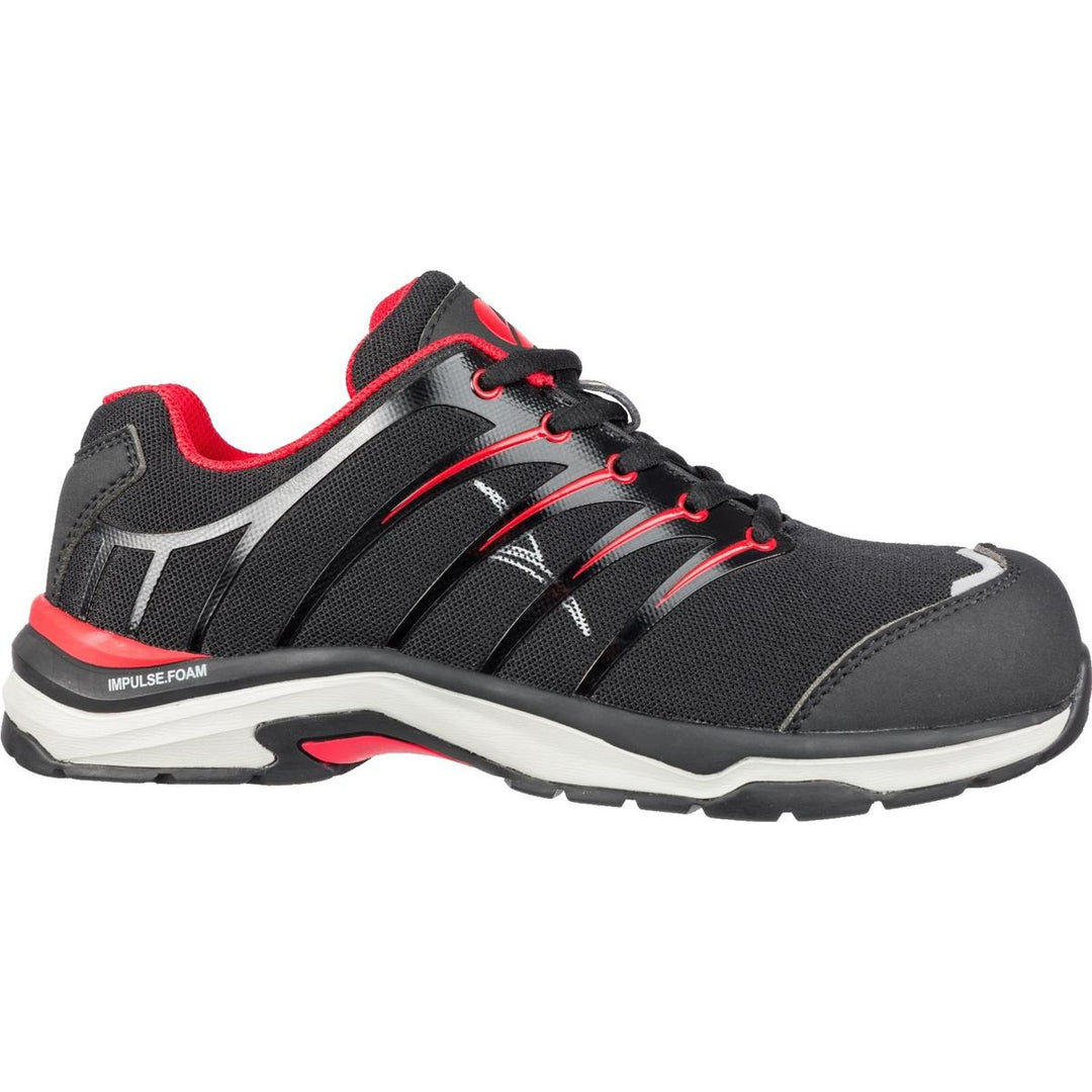 Albatros Twist Low S1P ESD Safety Shoe Black/Red