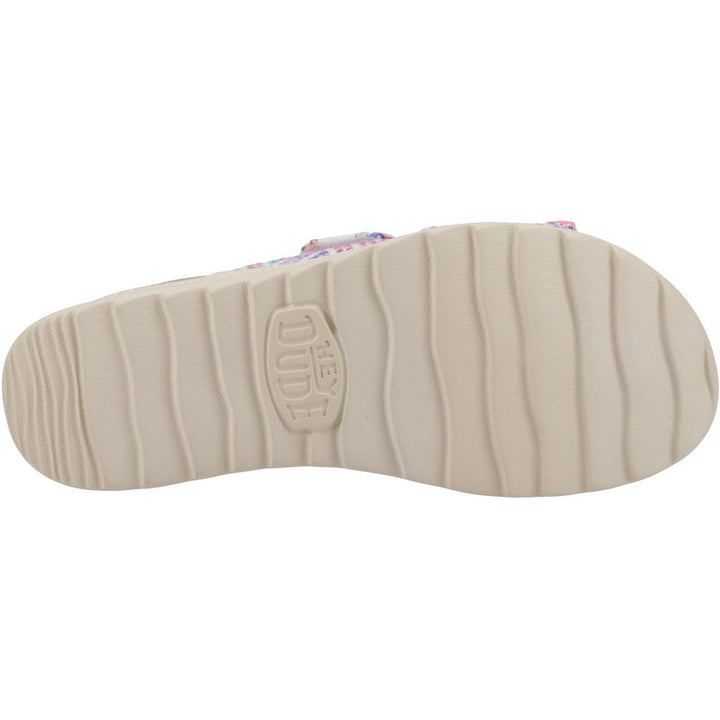 HEYDUDE Delray Slide Surf Baja Sandal Blue/Pink/Multi