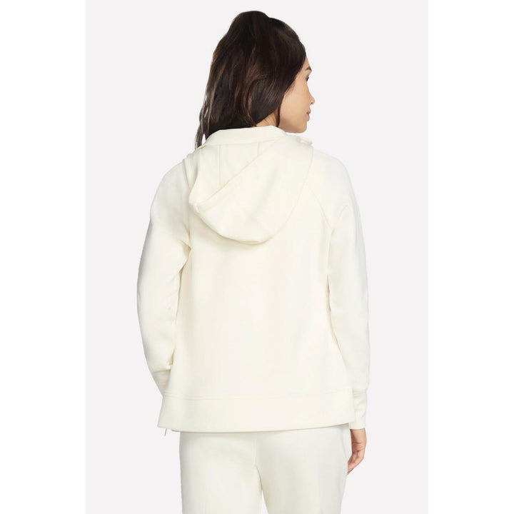 Skechers Performance Skechluxe Elevate Hooded Jacket Off White