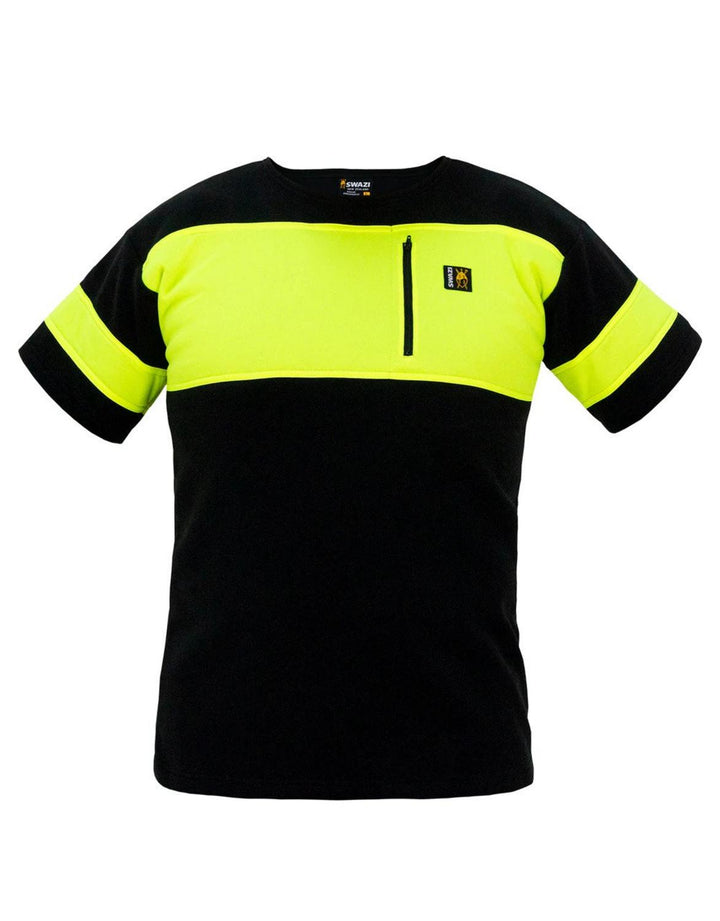 Hi-Vis Bushman's Tee - Yellow/Black