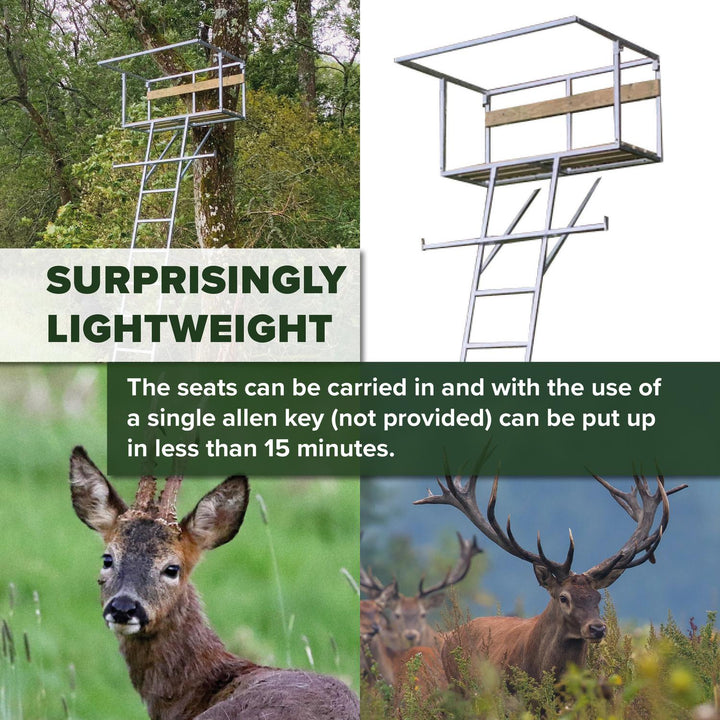 BushWear G2 Two Man Galvanised Highseat – view 6