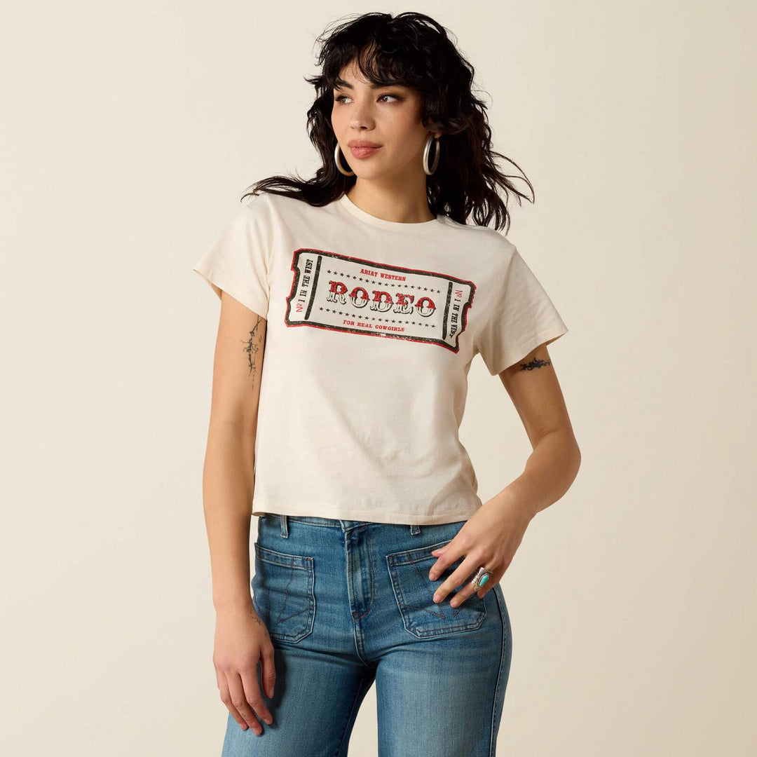 Ariat Ladies Ariat One In The West Short Sleeve T-Shirt