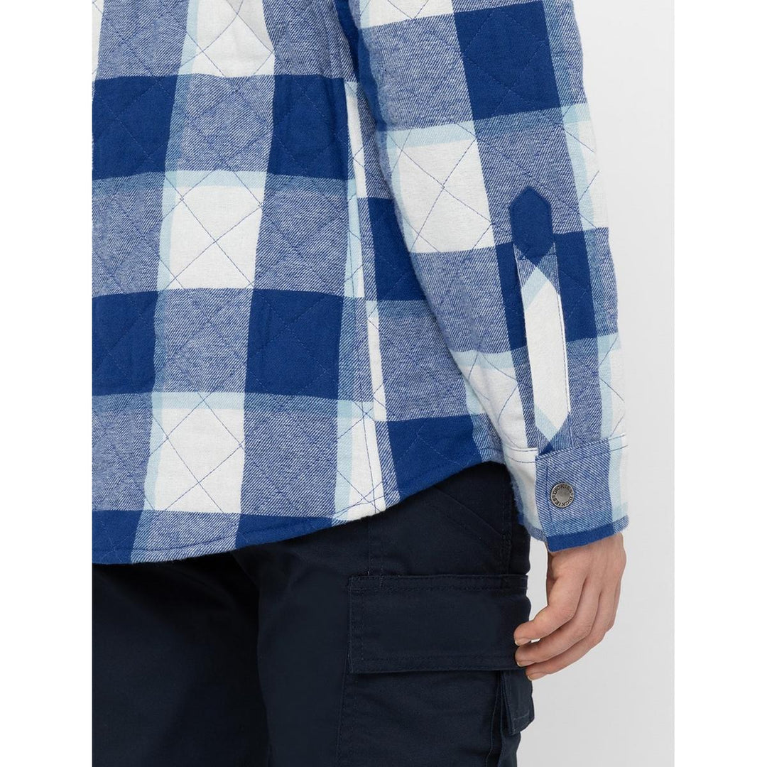 Dickies Flannel Shirt Jacket Surf Blue