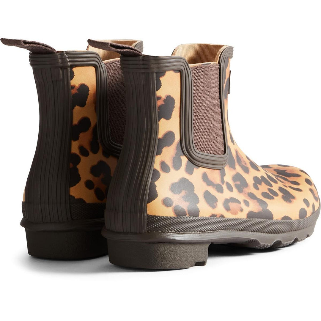 Hunter Original Chelsea Leopard Print Boot Leopard Print/Cho – view 2