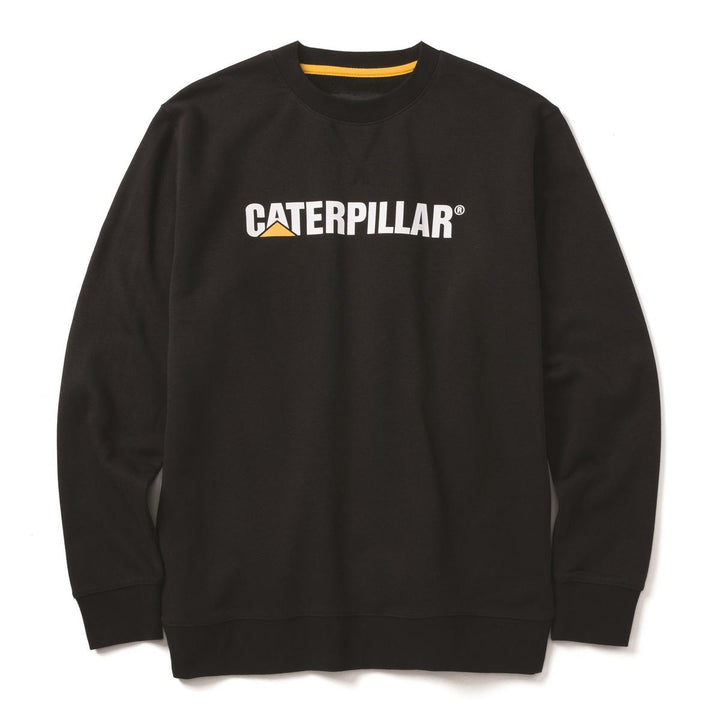 Caterpillar Midweight Crewneck Sweatshirt Black