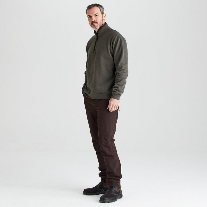 Ridgeline Mens Brancaster Quarter Zip Top