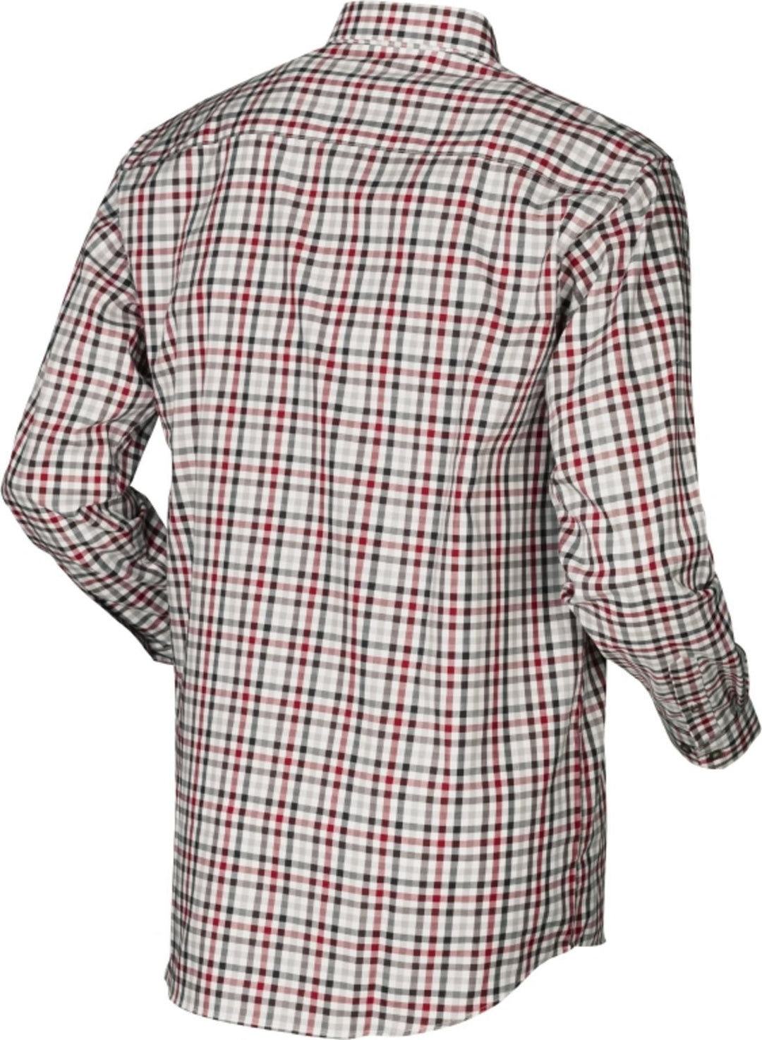 Harkila Milford shirt Jester red check - Chest pocket with button, Button under