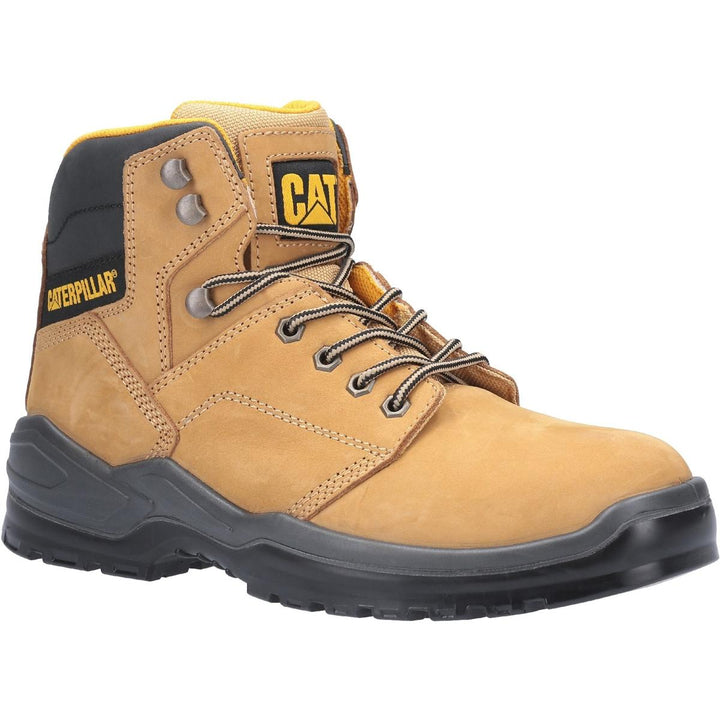 Caterpillar Striver Lace Up Injected Safety Boot Honey