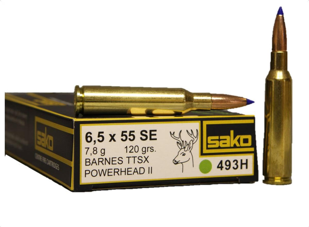 Sako Powerhead Blade 6.5x55 SE 120gr Lead-Free Ammunition
