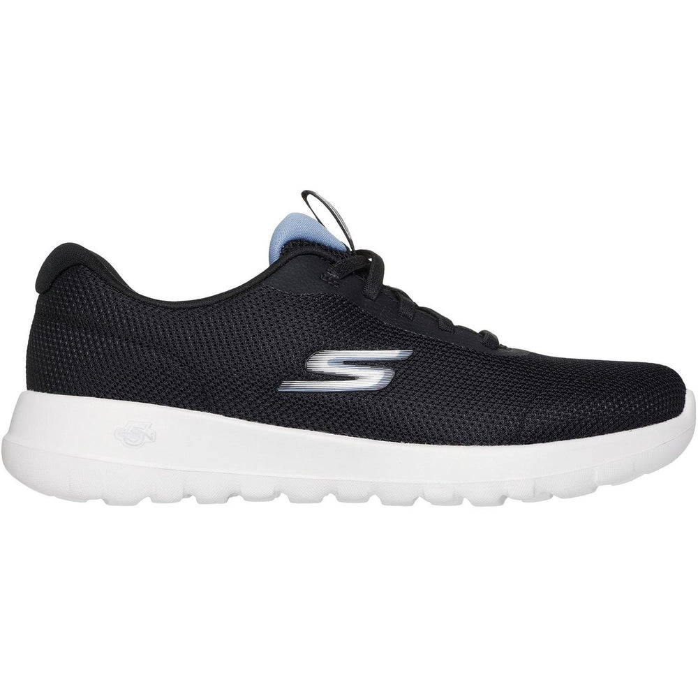 GO WALK JOY RINA Black Textile/Blue Trim – view 2