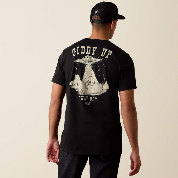 Ariat Mens Ariat Cowboy Way Up Short Sleeve T-Shirt