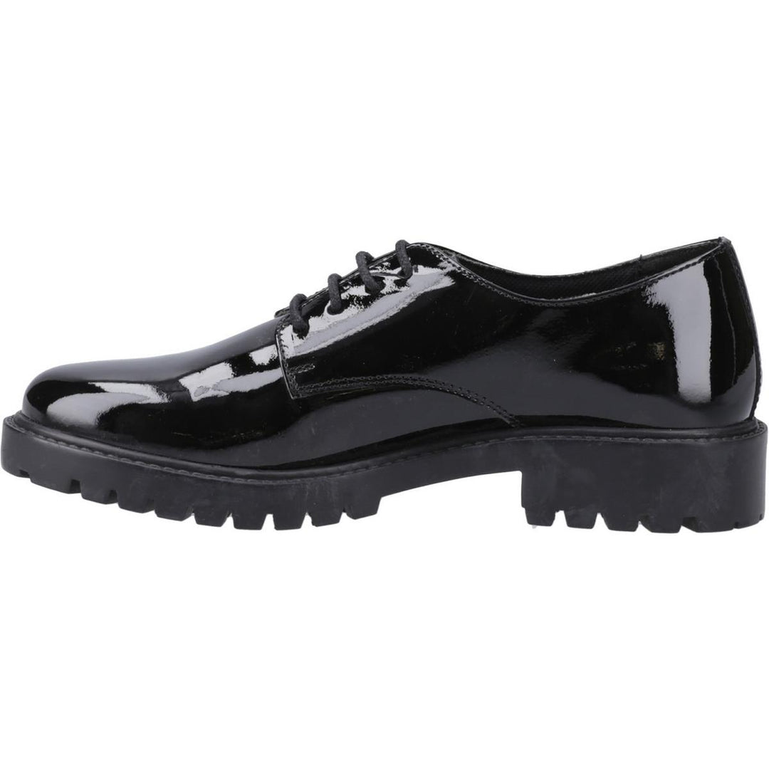 Hush Puppies Aubrey Lace Up Patent Snr – view 4
