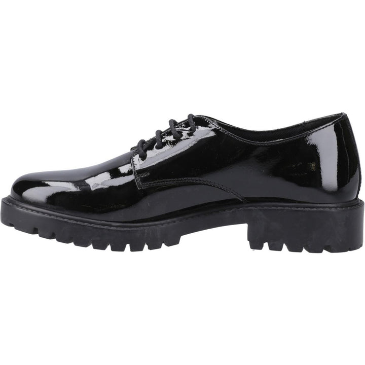 Hush Puppies Aubrey Lace Up Patent Snr – view 4