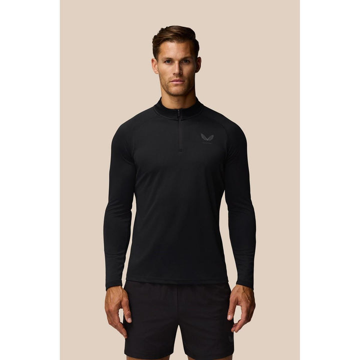 Castore Adapt Training 1/4 Zip Top Black/Gunmetal