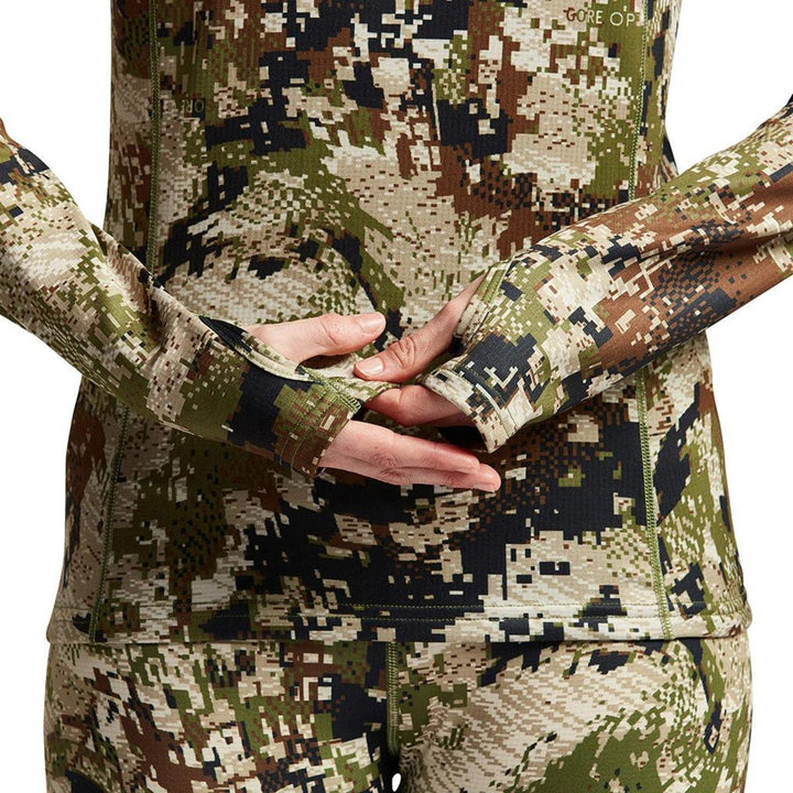 Sitka Ws Core Mid Wt Crew - LS Optifade Subalpine