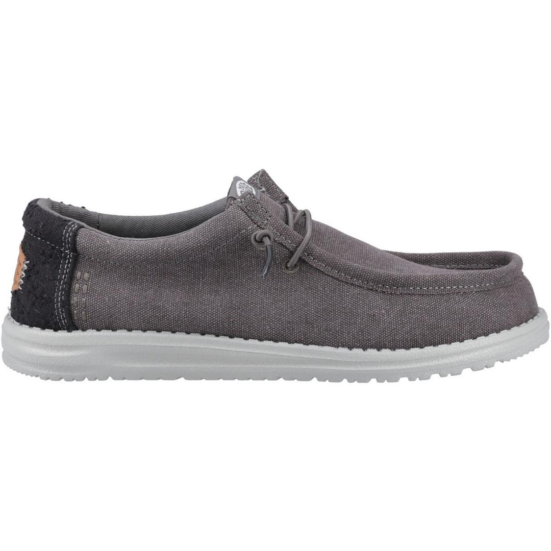 HEYDUDE Wally Workwear Shoes Granite Grey/Black