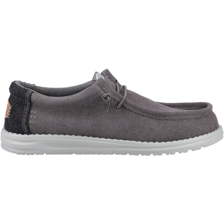 HEYDUDE Wally Workwear Shoes Granite Grey/Black